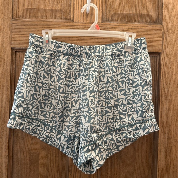 Eberjey Washable Silk Tropical Tile Agave Pajama Set - Picture 4 of 4